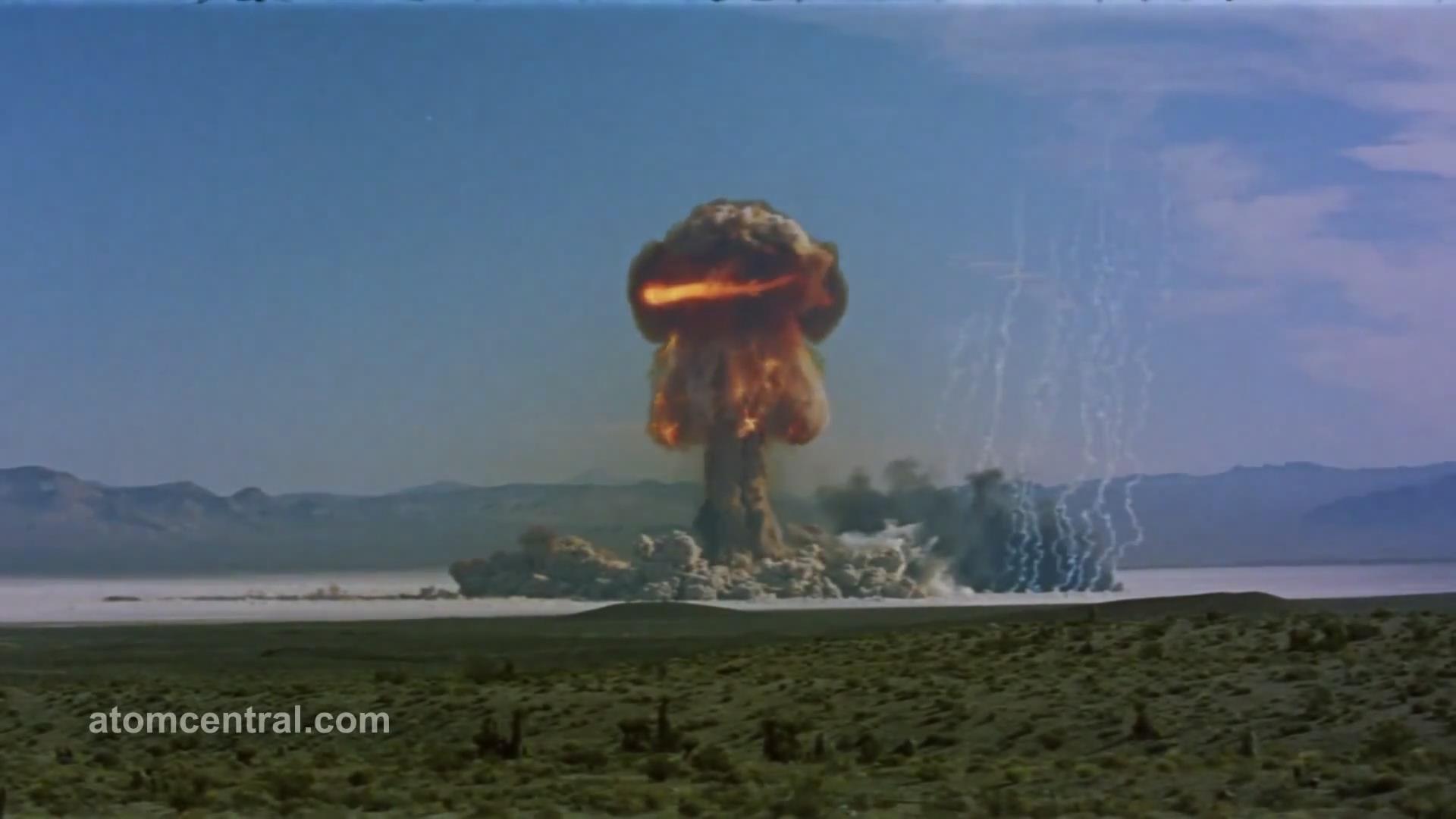 超级核爆炸现场真实录像